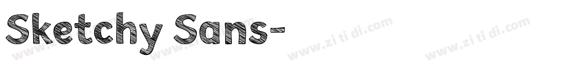 Sketchy Sans字体转换